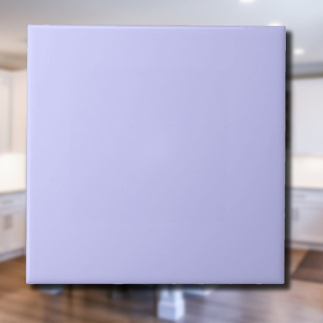 Azulejo De Cerâmica Azul Periwinkle Cor Sólida | Clássico | Elegante (Criador carregado)