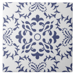 Azulejo De Cerâmica Azul português contemporâneo, branco mediterrânico