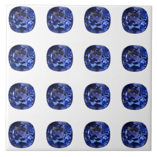 Azulejo De Cerâmica Azul-safira