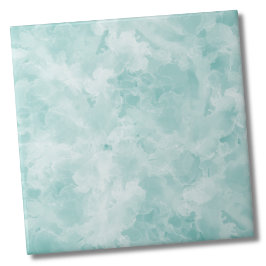 Azulejo De Cerâmica Azul-Teal Simples Marble
