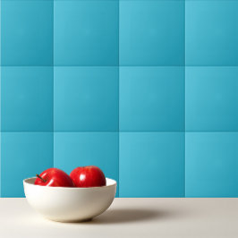 Azulejo De Cerâmica Azul turco - Azul aqua de cor sólida