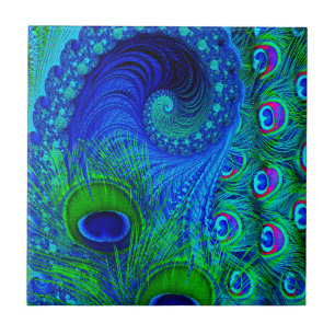 Azulejo De Cerâmica Azul-turfa