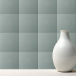 Azulejo De Cerâmica Azul verde-claro de cor sólida<br><div class="desc">Placa de cor sólida agave design verde azul.</div>