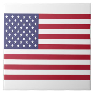 Azulejo De Cerâmica Azulejo American Flag Cerâmica