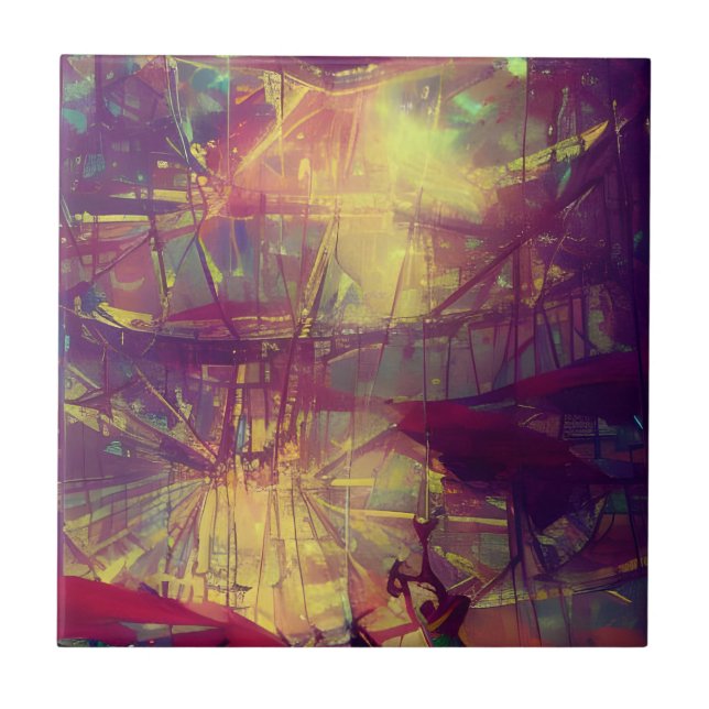 Azulejo De Cerâmica Azulejo Cerâmica Circus (Frente)