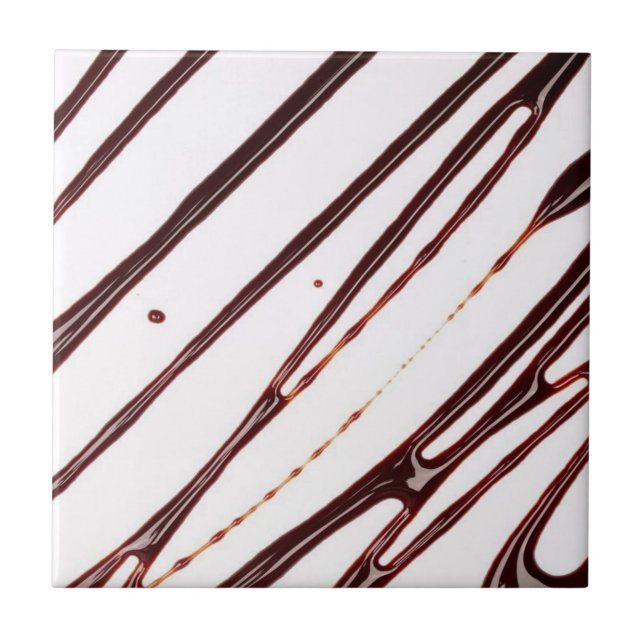 Azulejo De Cerâmica Azulejo Cerâmico Chocolate Fudge  (Frente)