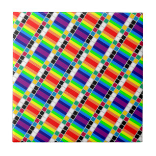 Azulejo De Cerâmica Azulejo Cerâmico Cores Coloridas Quadrado 