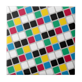 Azulejo De Cerâmica Azulejo Cerâmico Cores Coloridas Quadrado