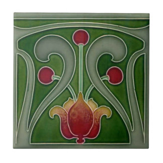 Azulejo De Cerâmica Azulejo cerâmico - Lareira Art Nouveau ou Azulejo 