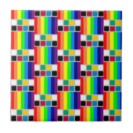 Azulejo De Cerâmica Azulejo Colorido Cores Quadrado