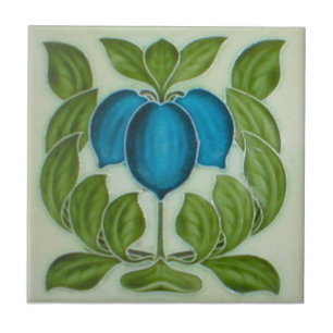 Azulejo De Cerâmica Azulejo da antiguidade da reprodução de Nouveau