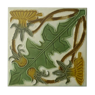 Azulejo De Cerâmica Azulejo da antiguidade da reprodução de Nouveau