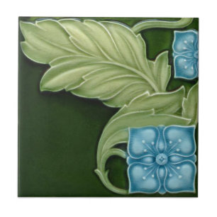 Azulejo De Cerâmica Azulejo da antiguidade da reprodução de Nouveau