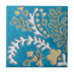 Azulejo De Cerâmica Azulejo da antiguidade da reprodução de Paisley