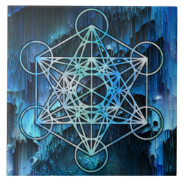 Azulejo De Cerâmica Azulejo de Altar Altar de Merkabah Cube, Metatron 