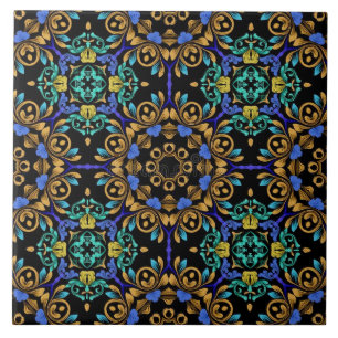 Azulejo De Cerâmica Azulejo de cerámica estilo barroco 