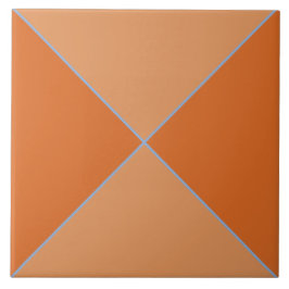 Azulejo De Cerâmica Azulejo de diamantes de laranja marroquino azul e 