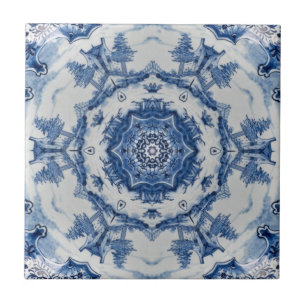 Azulejo De Cerâmica Azulejo de Revestimento Delft Blue Design 02 1764 