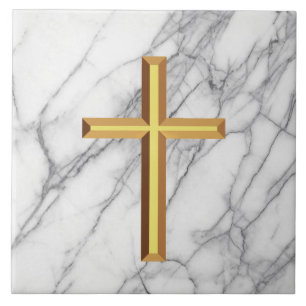 Azulejo De Cerâmica Azulejo Dourado Cross Cerâmica