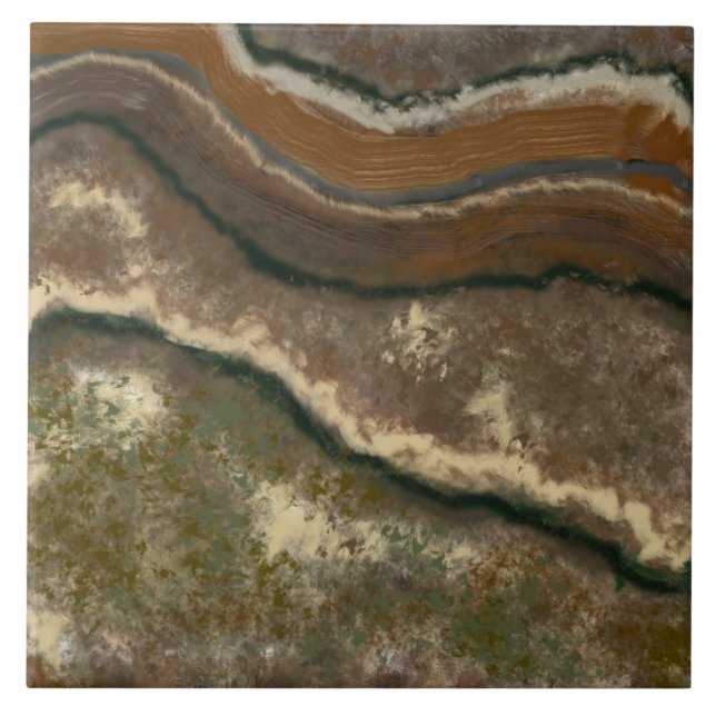 Azulejo De Cerâmica Azulejo. Faz um grande trivet para pratos quentes (Frente)