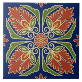 Azulejo De Cerâmica Azulejo Floral Talavera 