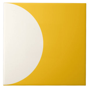 Azulejo De Cerâmica Azulejo Geométrico Moderno Amarelo de Girassol em