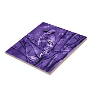 Azulejo De Cerâmica Azulejo mármore com Design de Abstrato de pássaro 