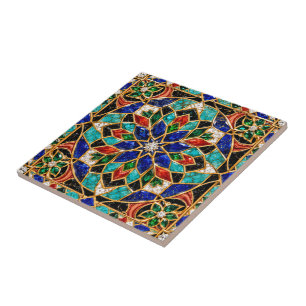 Azulejo De Cerâmica Azulejo marroquino Zellige em cerâmica