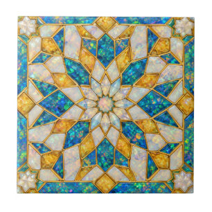 Azulejo De Cerâmica Azulejo marroquino Zellige em cerâmica