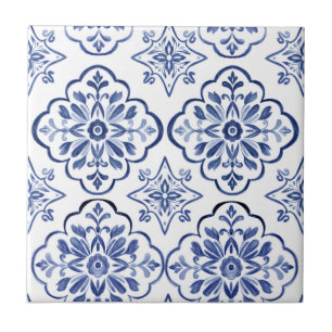 Azulejo De Cerâmica Azulejo Mediterrâneo Português Azul Decorativo