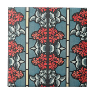 Azulejo De Cerâmica Azulejo Periwinkle Red Cerâmica