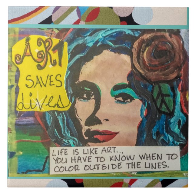 Azulejo De Cerâmica Azulejo/porta copos/trivet (Frente)