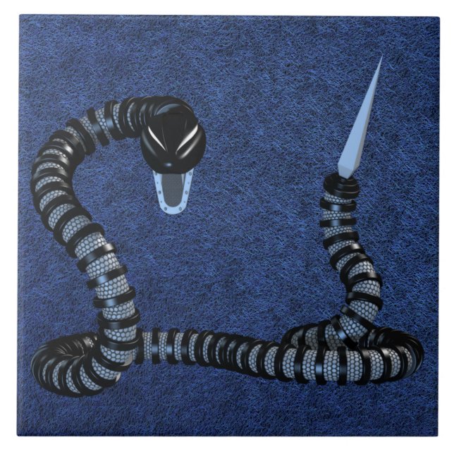 Azulejo De Cerâmica Azulejo Robot-Cobra Cerâmica (Frente)