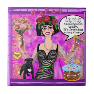 Azulejo De Cerâmica AZULEJO-Tente não tropeçar na minha maravilha