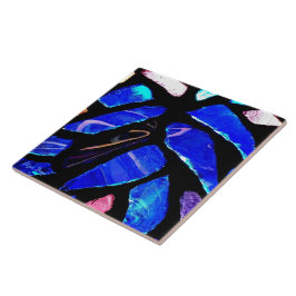 Azulejo De Cerâmica azulejo/Trivet 'Vidro Azul'