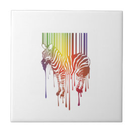 Azulejo De Cerâmica azulejo-zebra abstrato