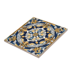 Azulejo De Cerâmica Azuleju, espanhol, branco-amarelo, marroquino