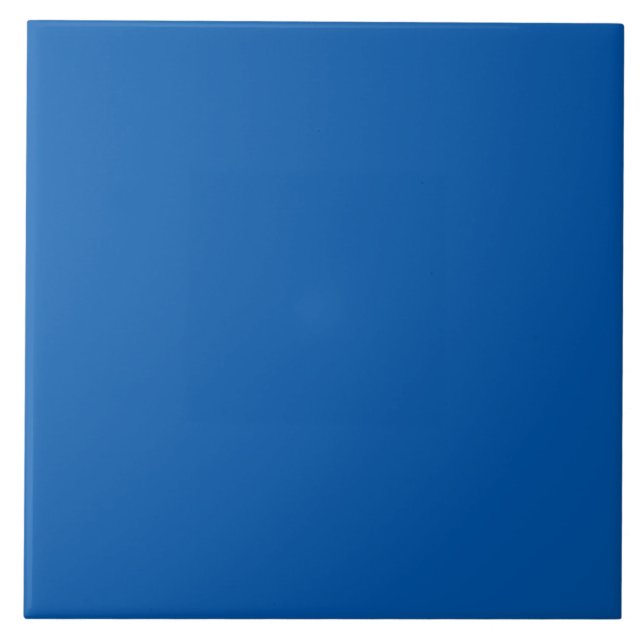 Azulejo De Cerâmica Azure Blue, Strong Sky | #0056AC (Frente)