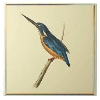 Azulejo De Cerâmica Azure Kingfisher