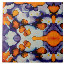 Azulejo De Cerâmica Azure Pumpkin