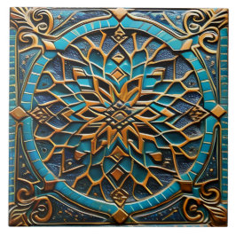 Azulejo De Cerâmica Azure tradicional e arte cerâmica laranja