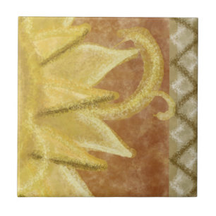 Azulejo De Cerâmica B3 - Pintura mural de Sunface, direito médio - B3