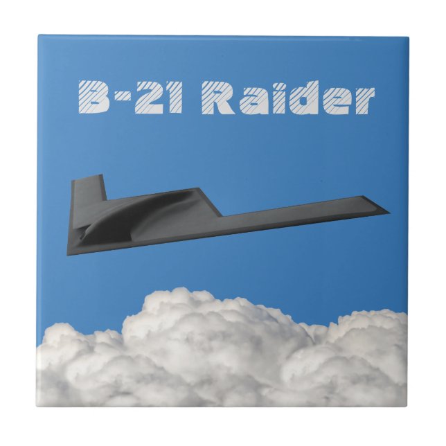 Azulejo De Cerâmica B-21 Bombeiro Furtivo Raider (Frente)