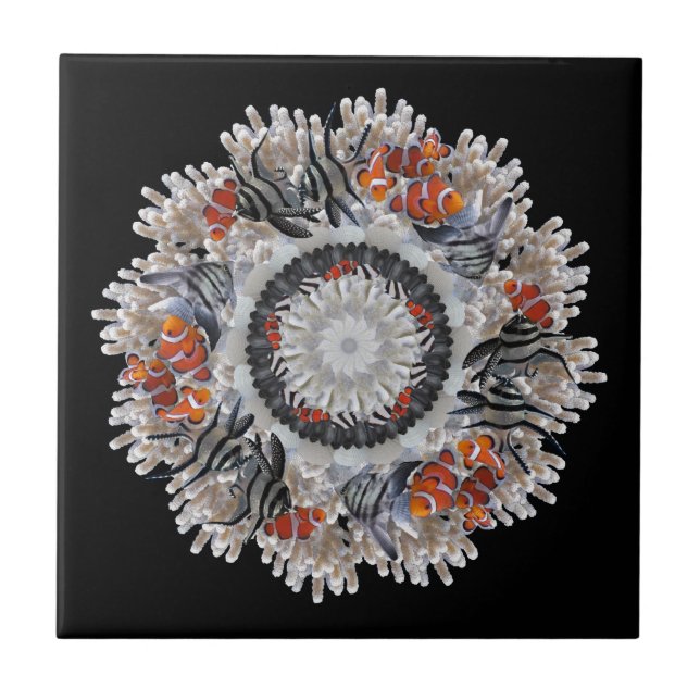 Azulejo De Cerâmica B&W com palhaço 30 x 30 (Frente)