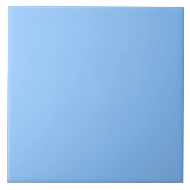 Azulejo De Cerâmica Baby Blue, Cloudy Sky | #8BC5FF (Frente)