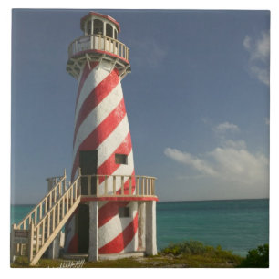 Azulejo De Cerâmica BAHAMAS, Ilha de Grand Bahama, Lado Leste: Cidade