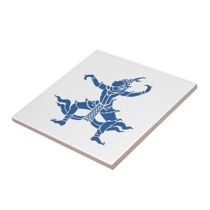 Azulejo De Cerâmica Bailarina Tailandesa ⚠ Sinal da Tailândia