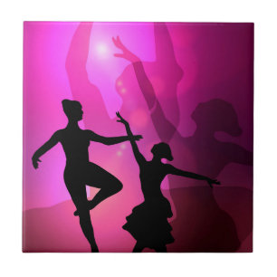 Azulejo De Cerâmica Bailarinos de Ballet