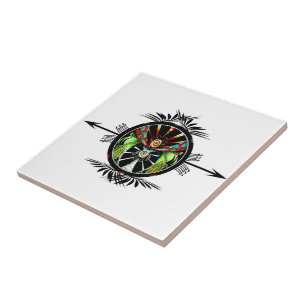 Azulejo De Cerâmica Balança de Tartaruga