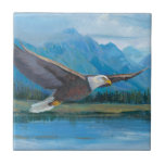 Azulejo De Cerâmica Bald Eagle Soaring<br><div class="desc">Bald Eagle Soaring Artist: Tim OToole</div>